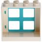 Preview: LEGO Duplo - Building Window 61649/90265 White Medium Azure