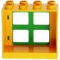 Preview: LEGO Duplo - Building Window 61649/90265 Yellow Bright Green