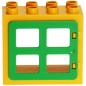 Preview: LEGO Duplo - Building Window 61649/90265 Yellow Bright Green