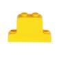 Preview: LEGO Fabuland Parts - Brick, Modified 1 x 4 x 2 fabaj1 Yellow