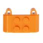 Preview: LEGO Fabuland Parts - Container, Side Bags 749 Earth Orange