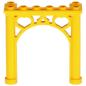 Preview: LEGO Parts - Arch 2 x 6 x 5 Ornamented 2145 Yellow