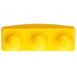 Preview: LEGO Primo - Brick 1 x 3 Curved Bottom 31767 Yellow