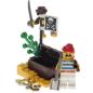Preview: LEGO Legoland 6235 - Pirat mit Schatztruhe