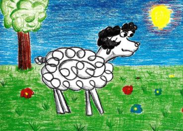 Die Schafe vom Blumenwiesenland