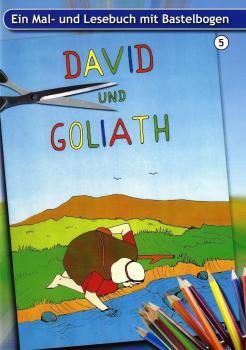Ein Mal- und Lesebuch mit Bastelbogen - David und Goliath