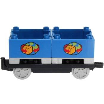 LEGO Duplo - Train Güterwagen Behältertransportwagen 31300c01/47415/47423px9