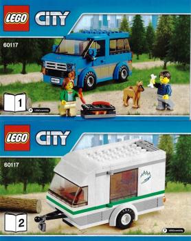 LEGO City 60117 - Van & Caravan