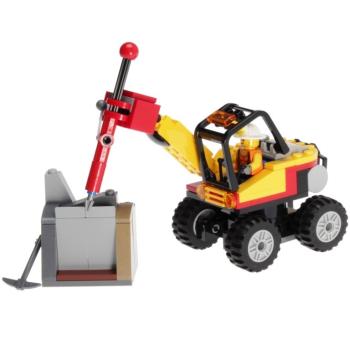LEGO City 60188 - L'excavatrice avec marteau-piqueur