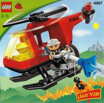 LEGO Duplo 4967 - L'hélicoptère des pompiers