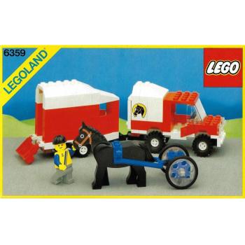 LEGO Legoland 6359 - Le transporteur de chevaux de course