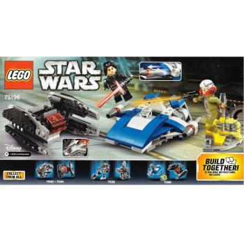 LEGO Star Wars 75196 - A-Wing vs. TIE Silencer Microfighters