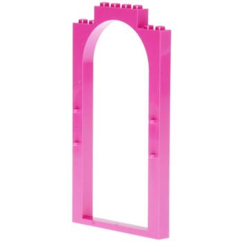 LEGO Belville Parts - Wall, Door Frame 33227 Dark Pink
