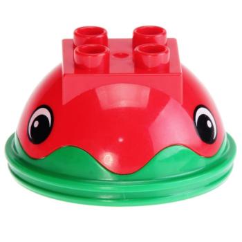LEGO Duplo - Ball Tube Cover 40710 / 40711pb01 Green / Red