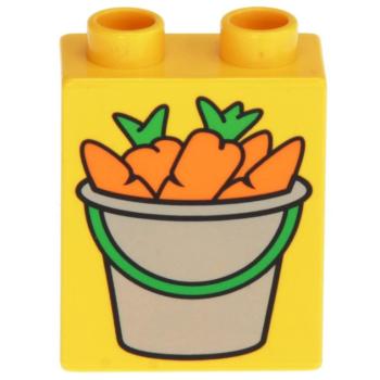 LEGO Duplo - Brick 1 x 2 x 2 4066pb039