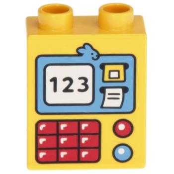 LEGO Duplo - Brick 1 x 2 x 2 76371pb038