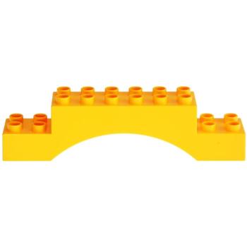 LEGO Duplo - Brick 2 x10 x 2 Arch 51704 Bright Light Orange