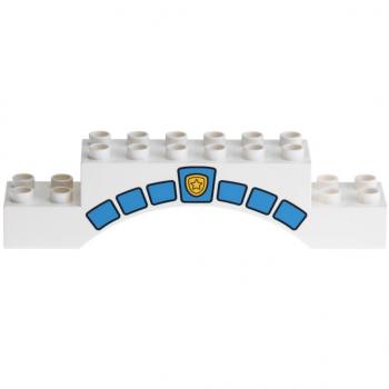 LEGO Duplo - Brick 2 x10 x 2 Arch 51704pb08