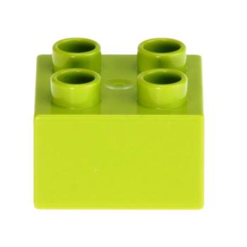 LEGO Duplo - Brick 2 x 2 3437 Lime