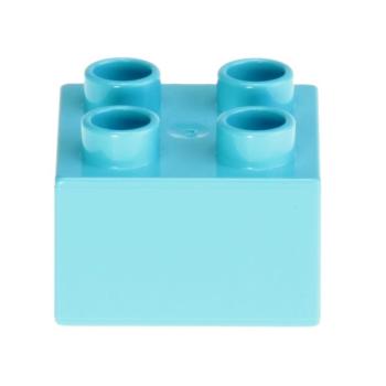 LEGO Duplo - Brick 2 x 2 3437 Medium Azure
