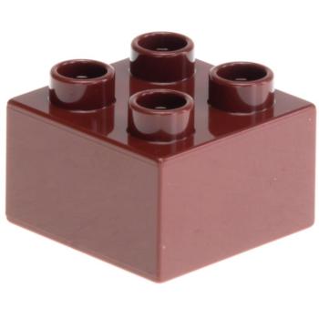 LEGO Duplo - Brick 2 x 2 3437 Reddish Brown