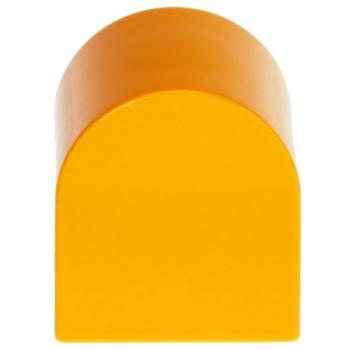 LEGO Duplo - Brick 2 x 2 x 2 Curved Top 3664 Bright Light Orange
