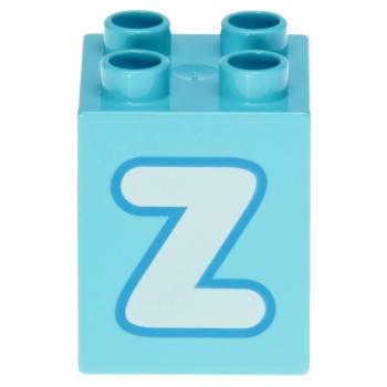 LEGO Duplo - Brick 2 x 2 x 2 Letter Z 31110pb169