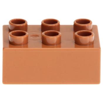 LEGO Duplo - Brick 2 x 3 87084 Medium Nougat