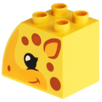 LEGO Duplo - Brick 2 x 3 x 2 11344pb011 Giraffe