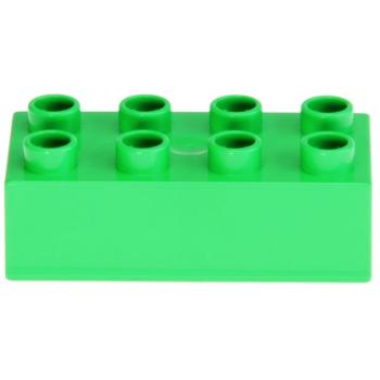 LEGO Duplo - Brick 2 x 4 3011 Bright Green