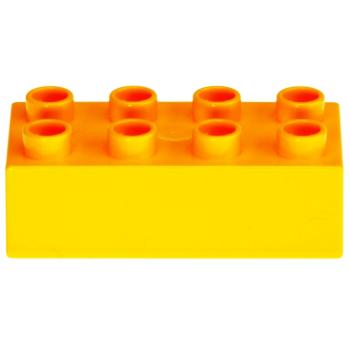 LEGO Duplo - Brick 2 x 4 3011 Bright Light Orange