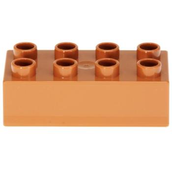 LEGO Duplo - Brick 2 x 4 3011 Medium Nougat