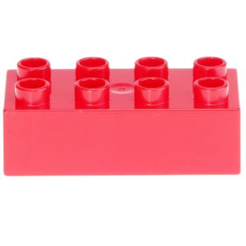 LEGO Duplo - Brick 2 x 4 3011 Red