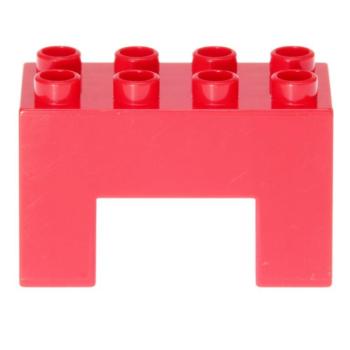 LEGO Duplo - Brick 2 x 4 x 2 6394 Red