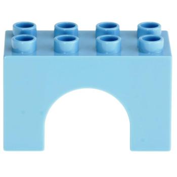 LEGO Duplo - Brick 2 x 4 x 2 Arch 11198 Medium Blue