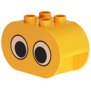LEGO Duplo - Brick 2 x 4 x 2 4198pb10 Yellow