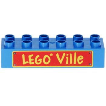 LEGO Duplo - Brick 2 x 6 2300pb005