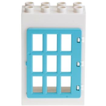 LEGO Duplo - Building Door 92094/31171 White/Medium Azure