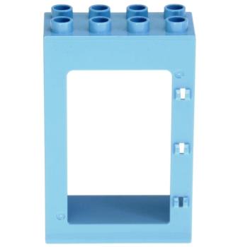 LEGO Duplo - Building Door Frame 92094 Medium Blue