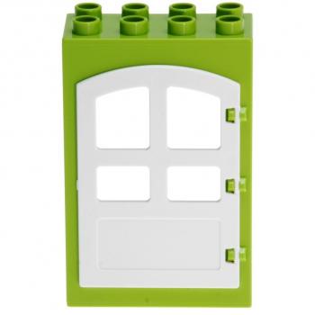 LEGO Duplo - Building Door 92094/31023 Lime/White