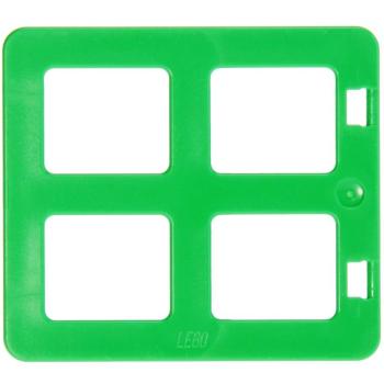 LEGO Duplo - Building Door / Window Pane 1 x 4 x 3 90265 Bright Green