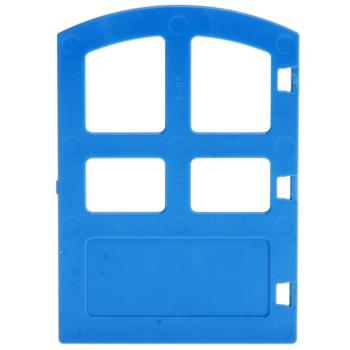 LEGO Duplo - Building Door / Window Pane 1 x 4 x 4 31023 Blue