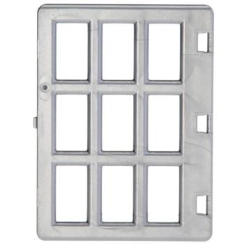 LEGO Duplo - Building Door / Window Pane 1 x 4 x 4 31171 Flat Silver