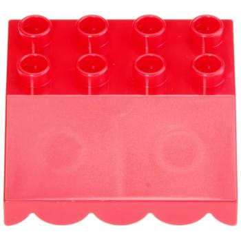 LEGO Duplo - Building Roof Sloped 33 4 x 4 31170 Red