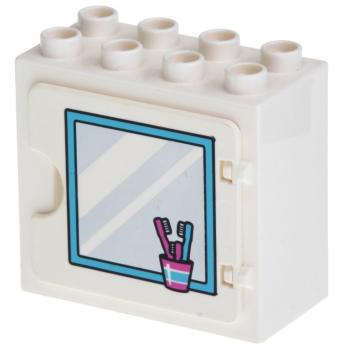 LEGO Duplo - Building Window 61649/27382pb002 Bathroom Mirror