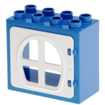 LEGO Duplo - Building Window 61649/26249 Blue White