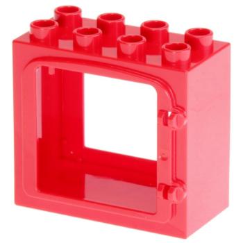 LEGO Duplo - Building Window Frame 2332 Red