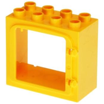 LEGO Duplo - Building Window Frame 2332b Yellow