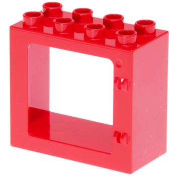 LEGO Duplo - Building Window Frame 61649 Red