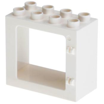 LEGO Duplo - Building Window Frame 61649 White